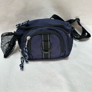 Vintage Navy Blue Men's Crossbody Bag